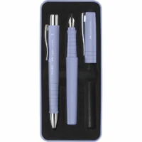 FABER-CASTELL Geschenkset Füller + Kugelschreiber Poly Ball Pen - pale iris