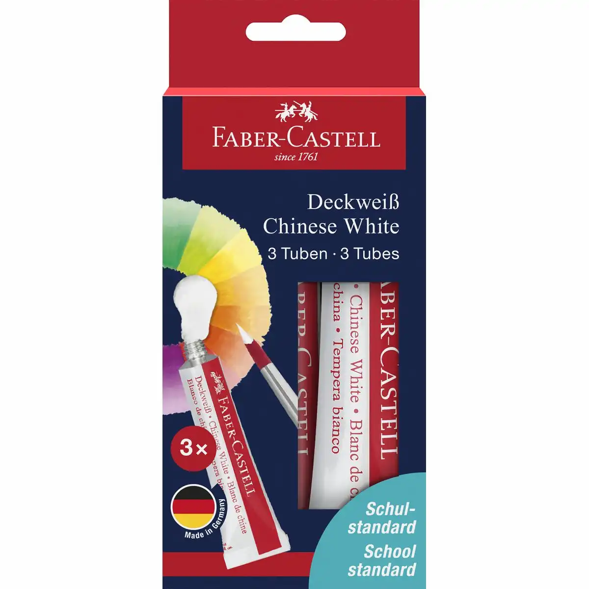 FABER-CASTELL Deckweiß 3x7