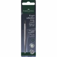 FABER-CASTELL Kugelschreibermine x-soft M Blister - schwarz