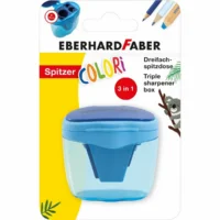 EBERHARD FABER Dreifachspitzdose COLORi blau Blister