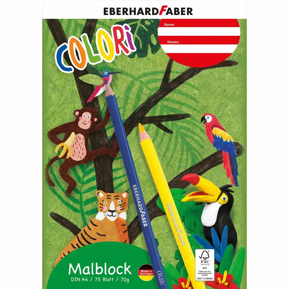 Eberhard Faber Malblock Colori 75 Blatt 70g/m² DIN A4