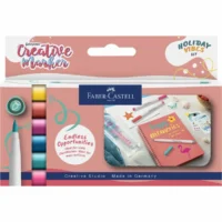FABER-CASTELL Creative Marker Goldfaber - Holiday Vibes, 6 Stück