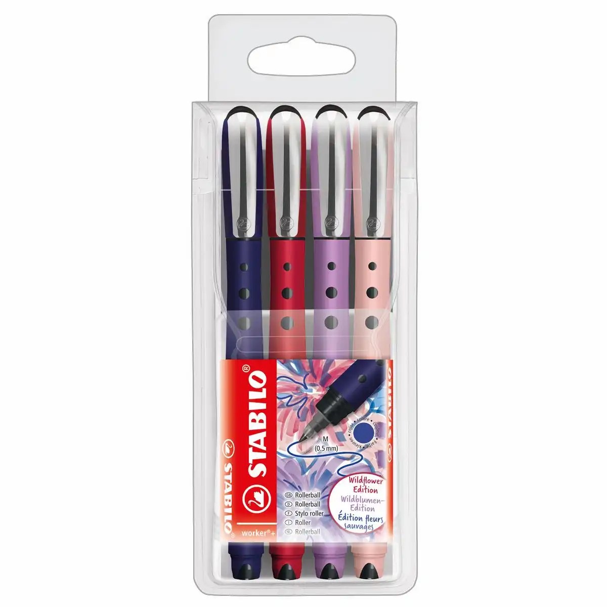 STABILO Tintenroller worker+ Wildflower Edition 0