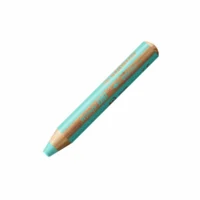 STABILO Buntstift woody 3in1 10cm 5er Pack - pastellblau