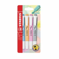 STABILO Textmarker swing cool pastell 4 Stück Kunststoffetui