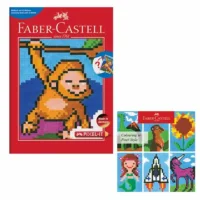 FABER-CASTELL Malbuch Pixel-It DIN A4 12 Seiten 10er Pack