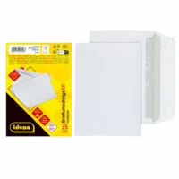 Idena Briefumschläge 75g/m² haftklebend ohne Fenster weiß DIN C6 25 Stück