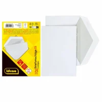 Idena Briefumschläge 75g/m² nassklebend DIN C6