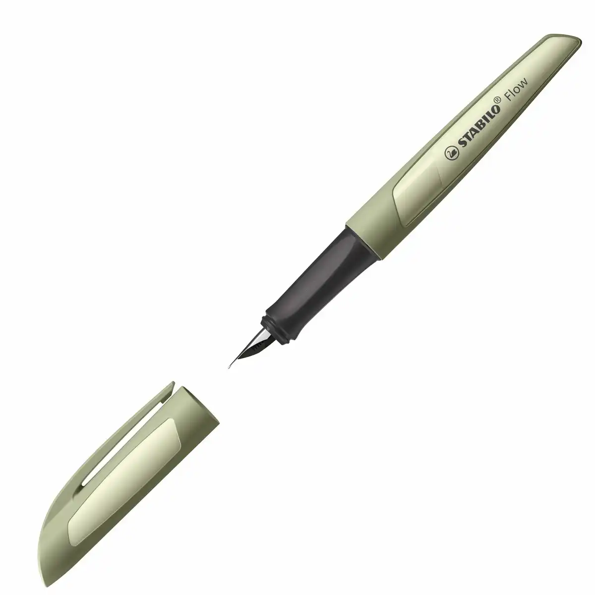 STABILO Füller Flow M pastellkhaki