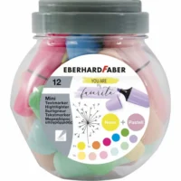EBERHARD FABER Mini Textmarker Bonboniere neon & pastell 12 Stück