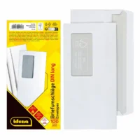 Idena Briefumschläge 75g/m² nassklebend DIN C6