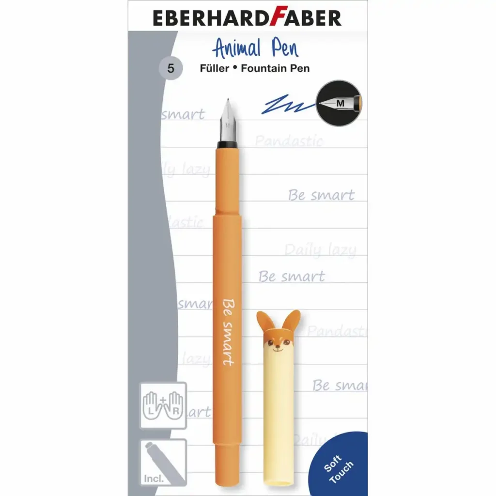 10224387_00 EBERHARD FABER Füller Animal Pen Feder M RH LH