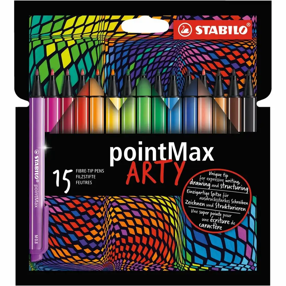 STABILO Filzschreiber pointMax ARTY Kartonetui