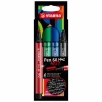 STABILO Filzstifte Pen 68 MAX ARTY Kartonetui - 4 Stück