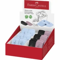 FABER-CASTELL Radierer Sleeve Mini New Harmony Farben 24 Stück 24er Pack