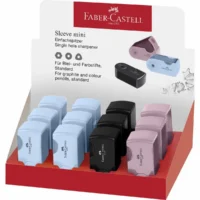 FABER-CASTELL Spitzdosen Sleeve Mini New Harmony Farben 12 Stück 12er Pack