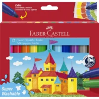 FABER-CASTELL Filzstifte Jumbo Super Washable 12 Stück
