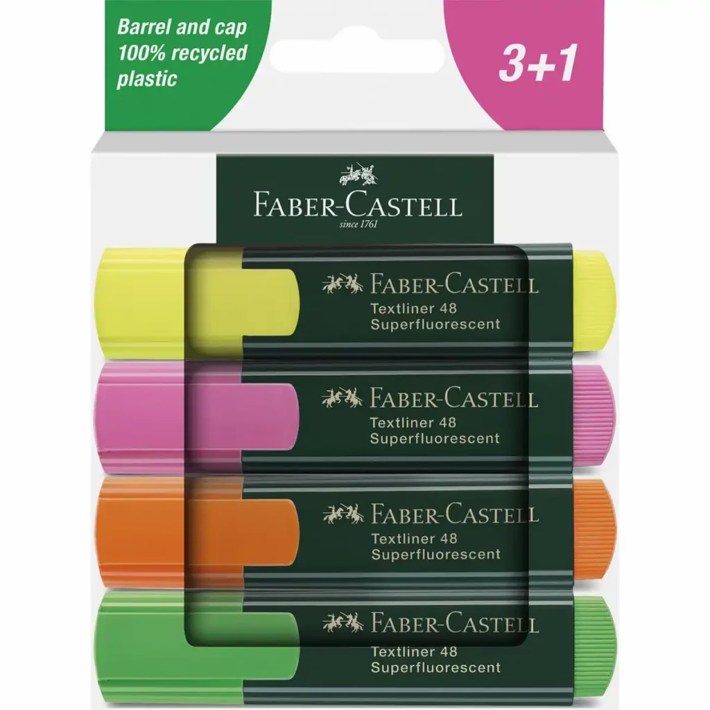 FABER-CASTELL Textmarker 48 Superfluorescent