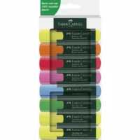 FABER-CASTELL Textmarker 48 Superfluorescent - 8 Stück
