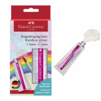 FABER-CASTELL Regenbogenglitzer 2x12ml