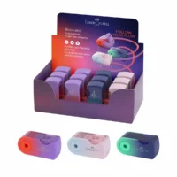 FABER-CASTELL Spitzdose Sleeve Mini Flow Edition 12er Pack