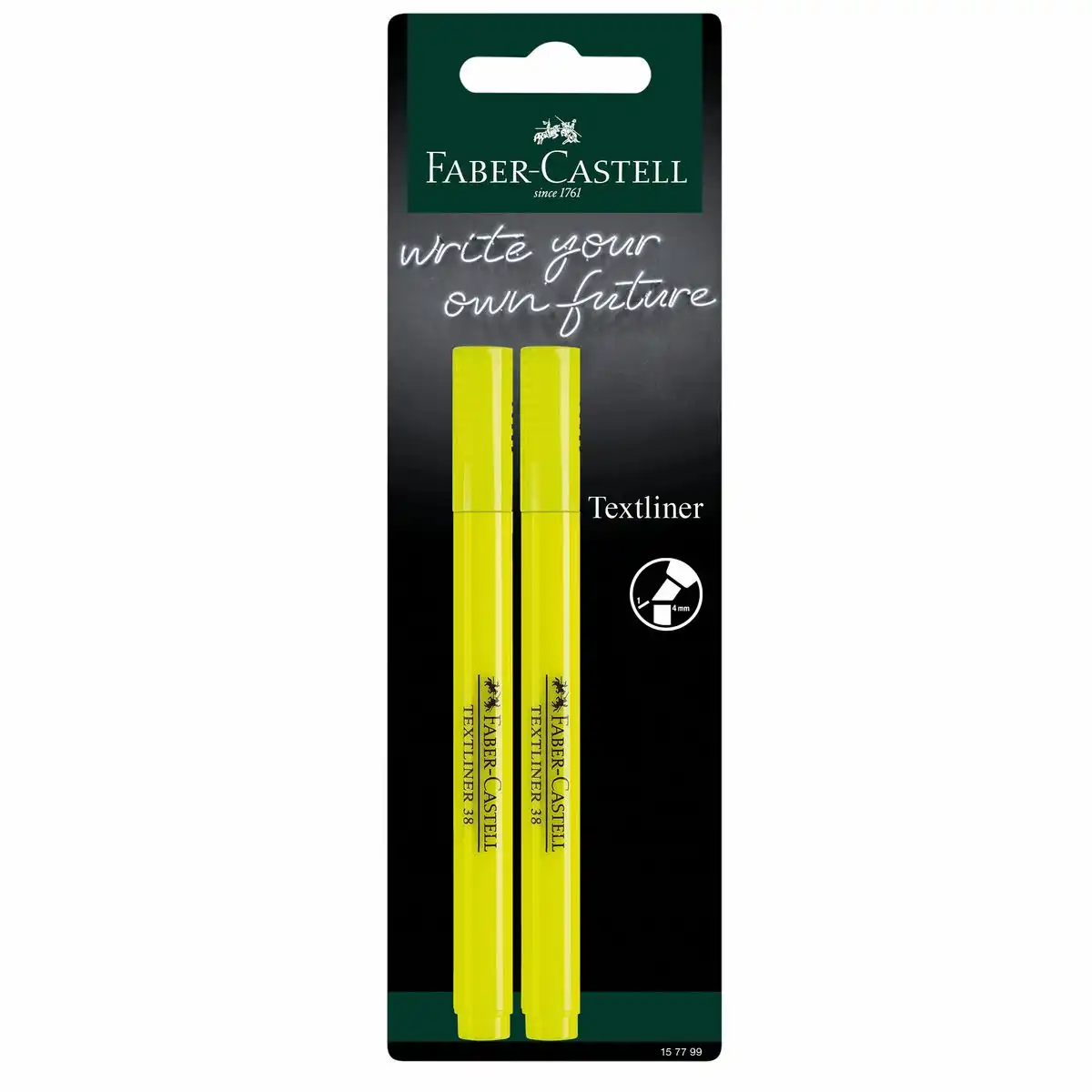 FABER-CASTELL Textliner 38 2 Stück Blister