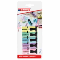 edding Textmarker mini 7 Pastellfarben 1-3mm 5 Stück