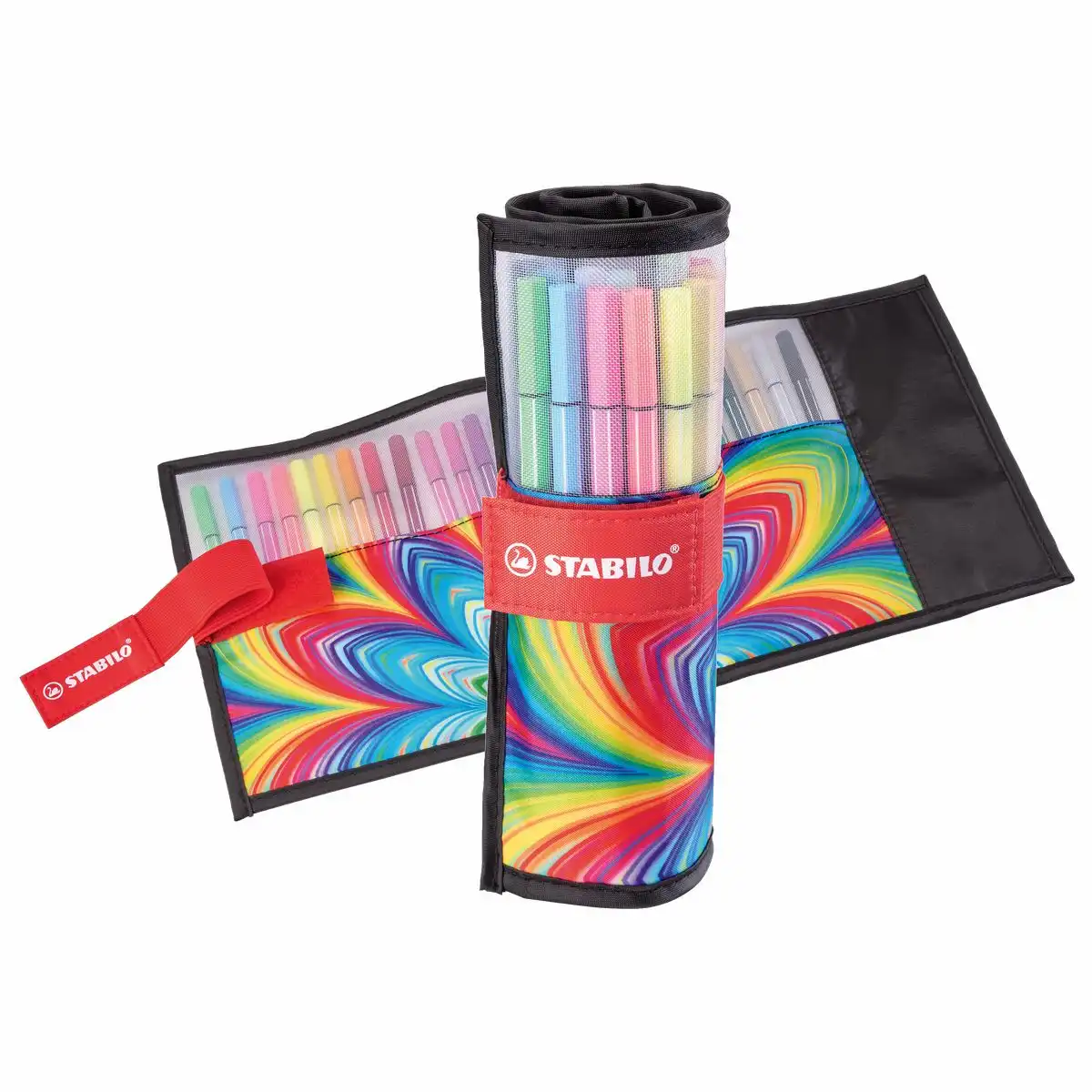 STABILO Filzstifte Pen 68 Rollerset ARTY 25 Stück Stoffetui