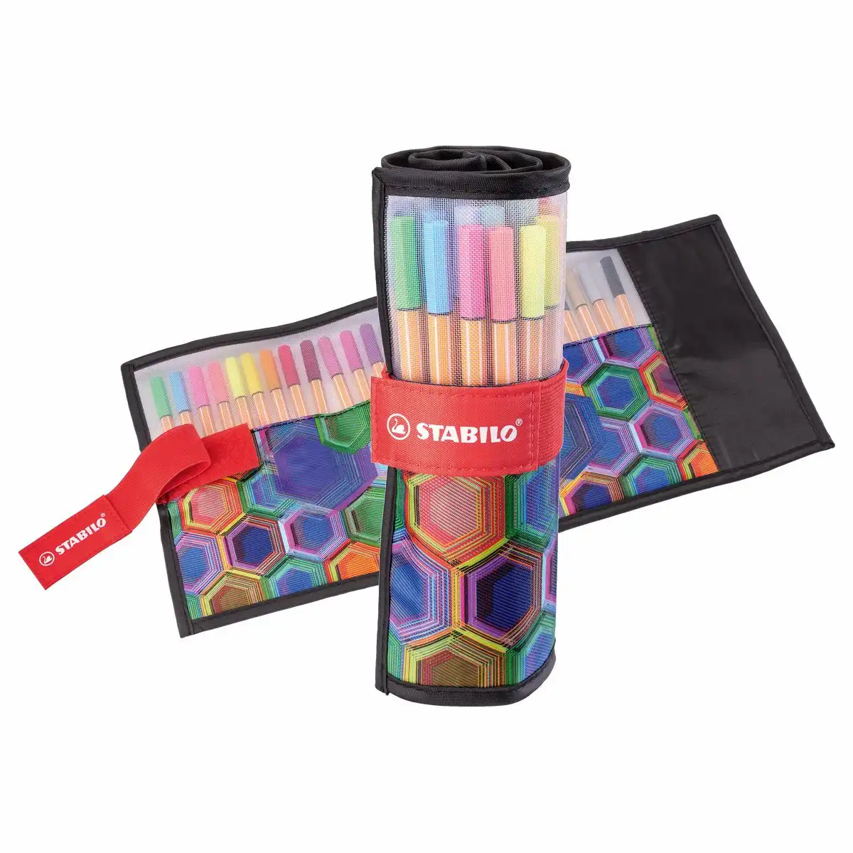 STABILO Fineliner point 88 Rollerset ARTY 25 Stück Stoffetui