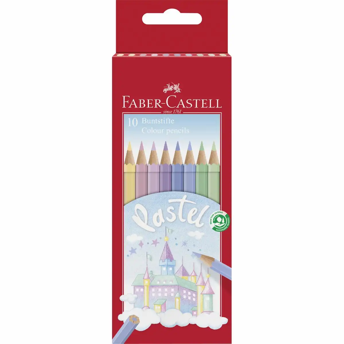 10270116_00 FABER-CASTELL Buntstifte pastell 17