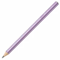 FABER-CASTELL Bleistift Jumbo Sparkle metallic 12er Pack - violett