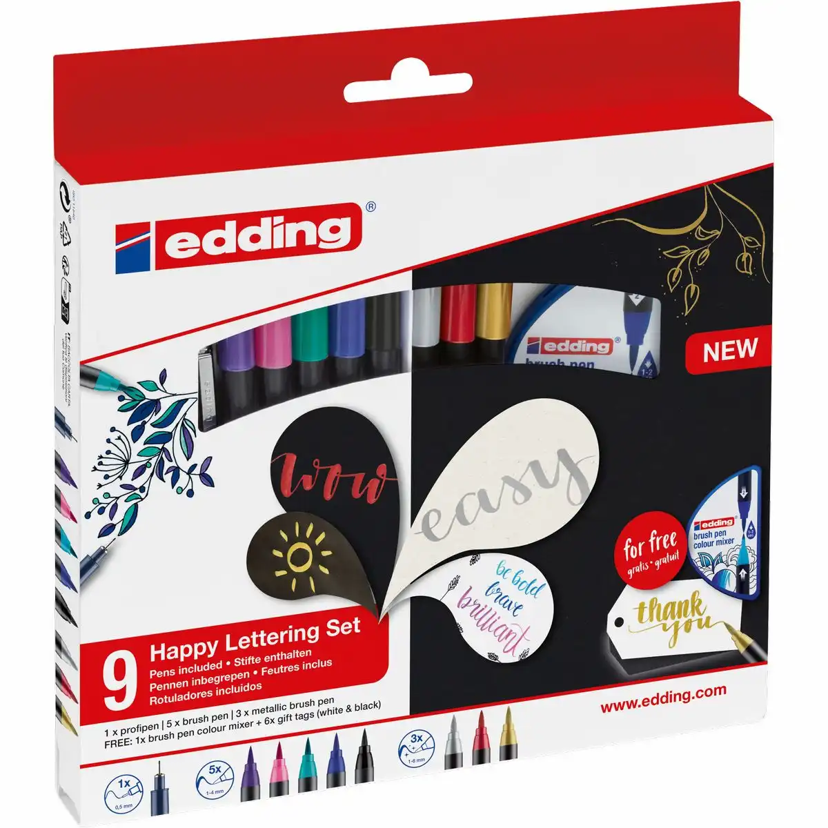 edding Happy Lettering Set 9 Teile-01