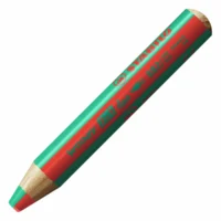 STABILO Buntstift woody 3in1 DUO 5er Pack - rot/dunkelgrün