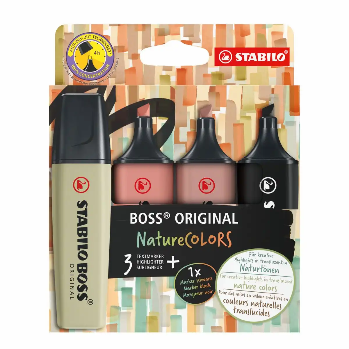 10277597_00 STABILO Textmarker BOSS ORIGINAL Nature COLORS