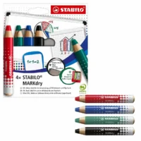 STABILO Boardmarker MARKdry Whiteboard und Flipchart Kunststoffetui