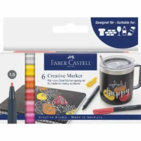 FABER-CASTELL Creative Marker Summer breeze 6 Stück Kartonetui