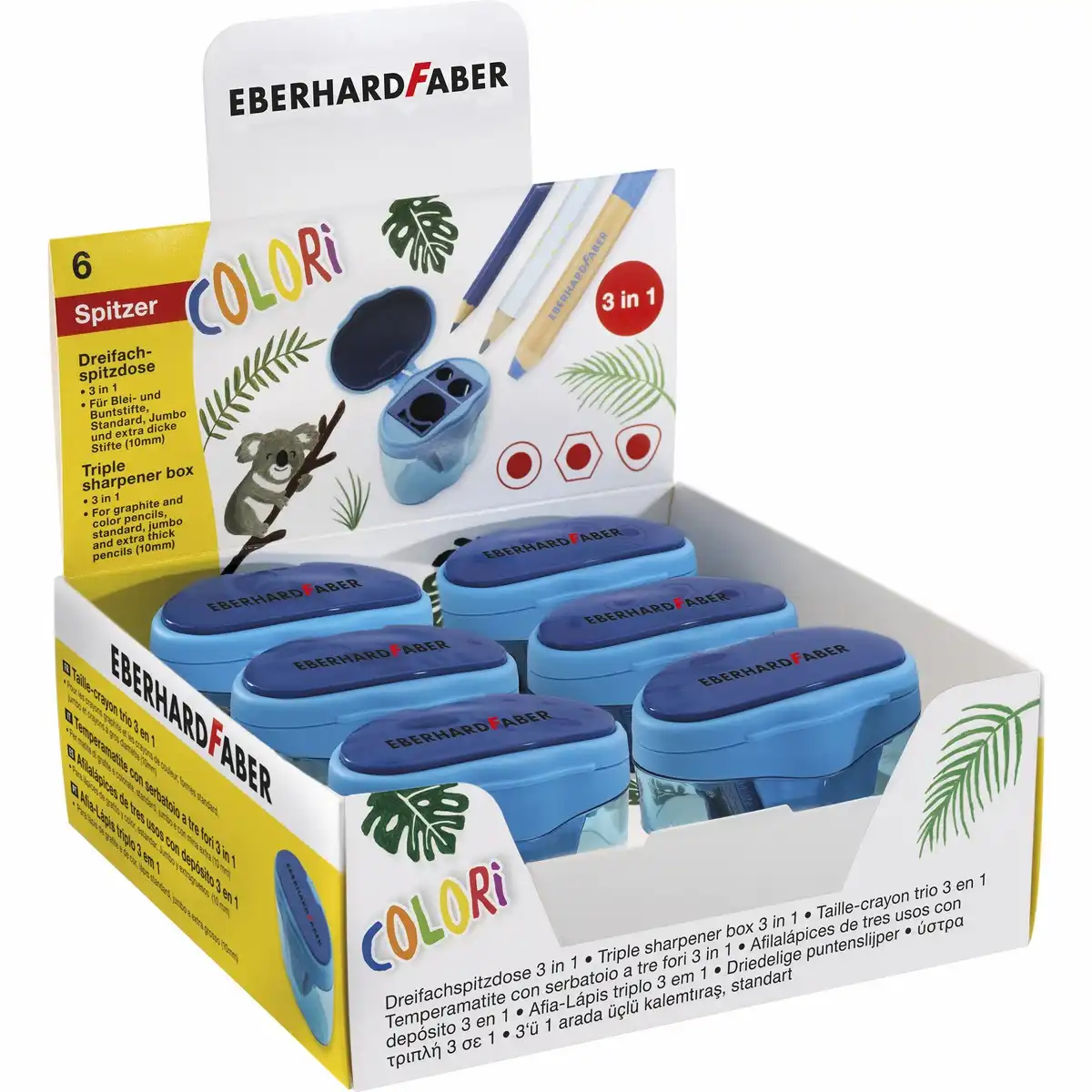 10281497_00 EBERHARD FABER Dreifachspitzdose Colori blau