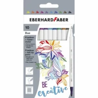 Eberhard Faber Duo Fineliner/Fasermaler BE creative 10 Stück Kartonetui