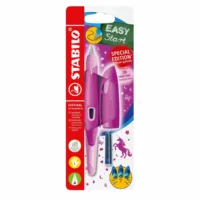 STABILO Schulfüller EASYbirdy 3D DreamWorld A Blister - Für Linkshänder, pink