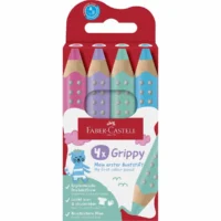 FABER-CASTELL Buntstifte Grippy Pastell 4 Stück