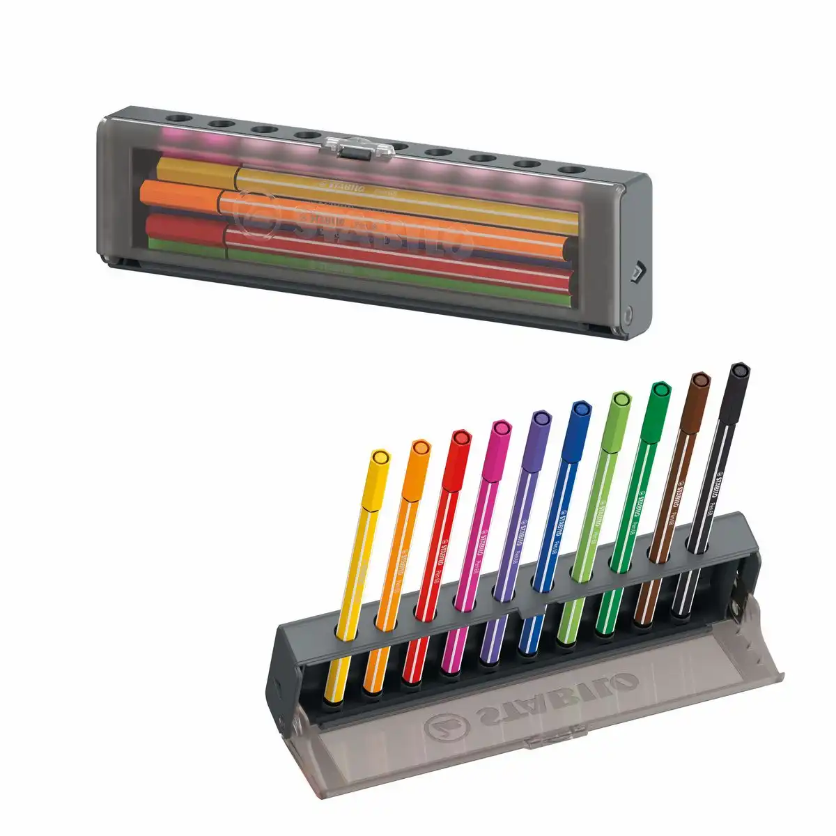 STABILO Click Set Filzstifte Pen 68 10 Stück