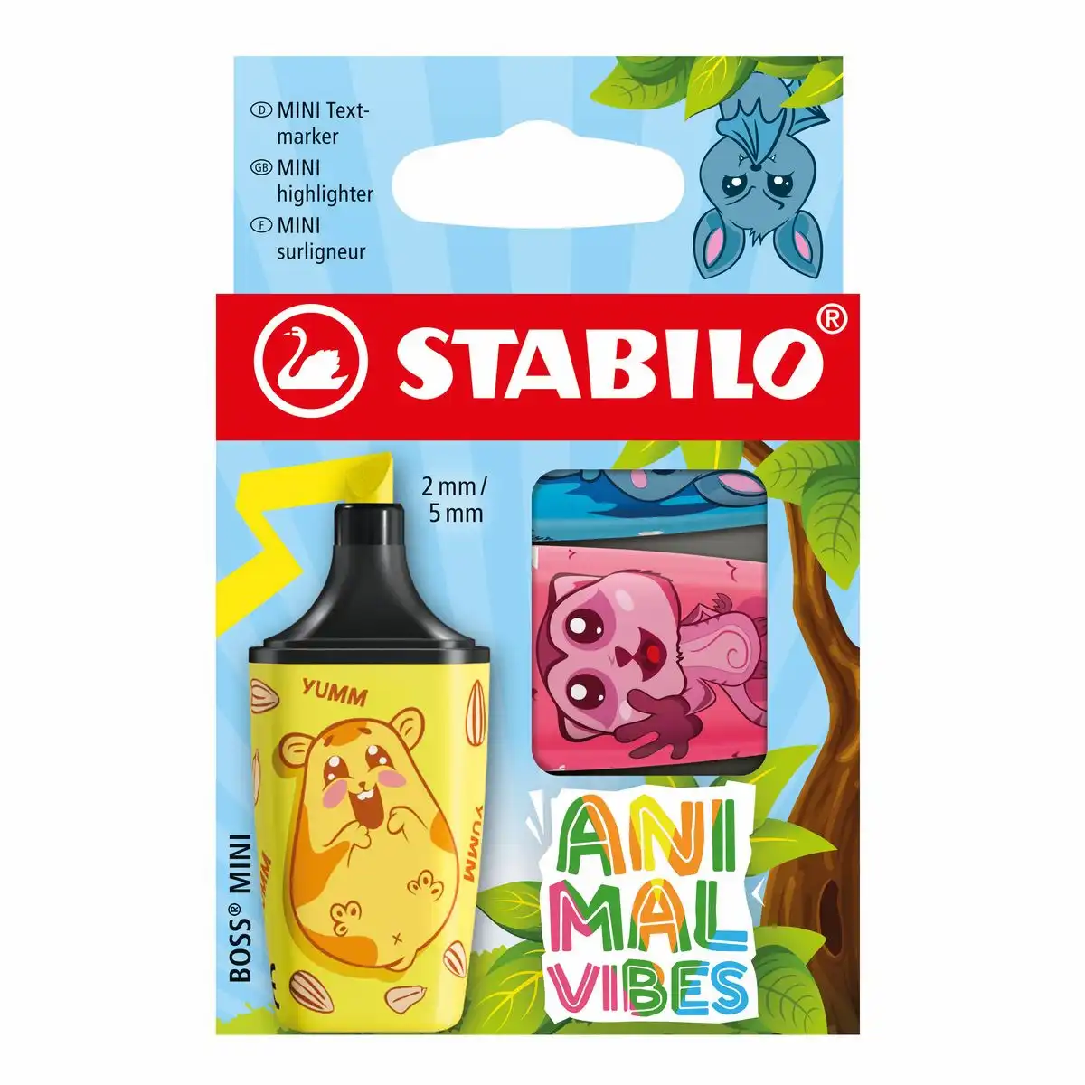 STABILO Textmarker BOSS MINI Animal Vibes