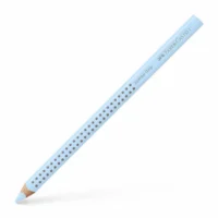 FABER-CASTELL Buntstift Jumbo Grip mit Namensfeld 12er Pack - pastellblau
