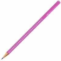 FABER-CASTELL Bleistift Sparkle 12er Pack - electric fuchsia