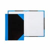Idena Notizbuch Kladde liniert 96 Blatt 70g/m² - schwarz/blau, DIN A7