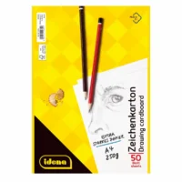 Idena Zeichenkarton 50 Blatt 250g/m² DIN A4