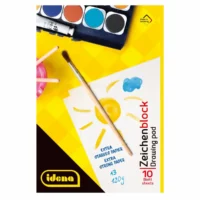 Idena Zeichenblock 10er Pack - 120g/m² DIN A3, 10 Blatt