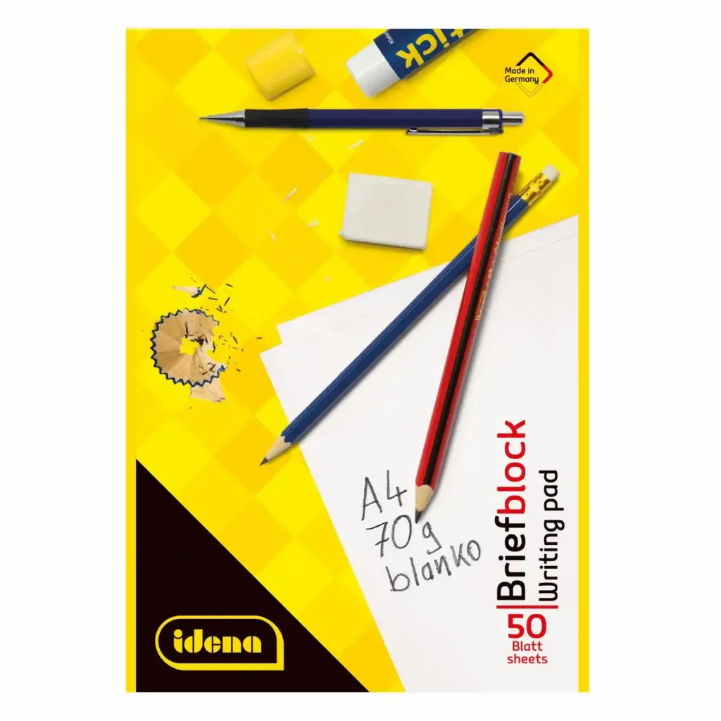 10395_00 Idena Briefblock 50 Blatt 70g/m 10er Pack