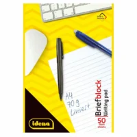 Idena Briefblock 50 Blatt 70g/m 10er Pack - DIN A4, liniert