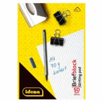 Idena Briefblock 50 Blatt 70g/m 10er Pack - DIN A4, kariert
